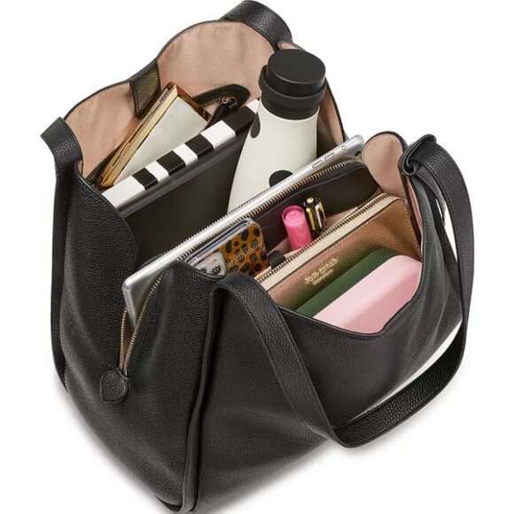 Kate Spade Large Knott Black Leather Bag NWT RARE HTF - Picture 5 of 5